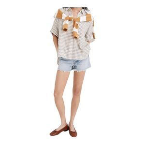 NWT Madewell XXS Plaid OverSized Button Down